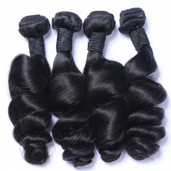 EMEDA unprocessed virgin brazilian loose body wave hair weave QM011